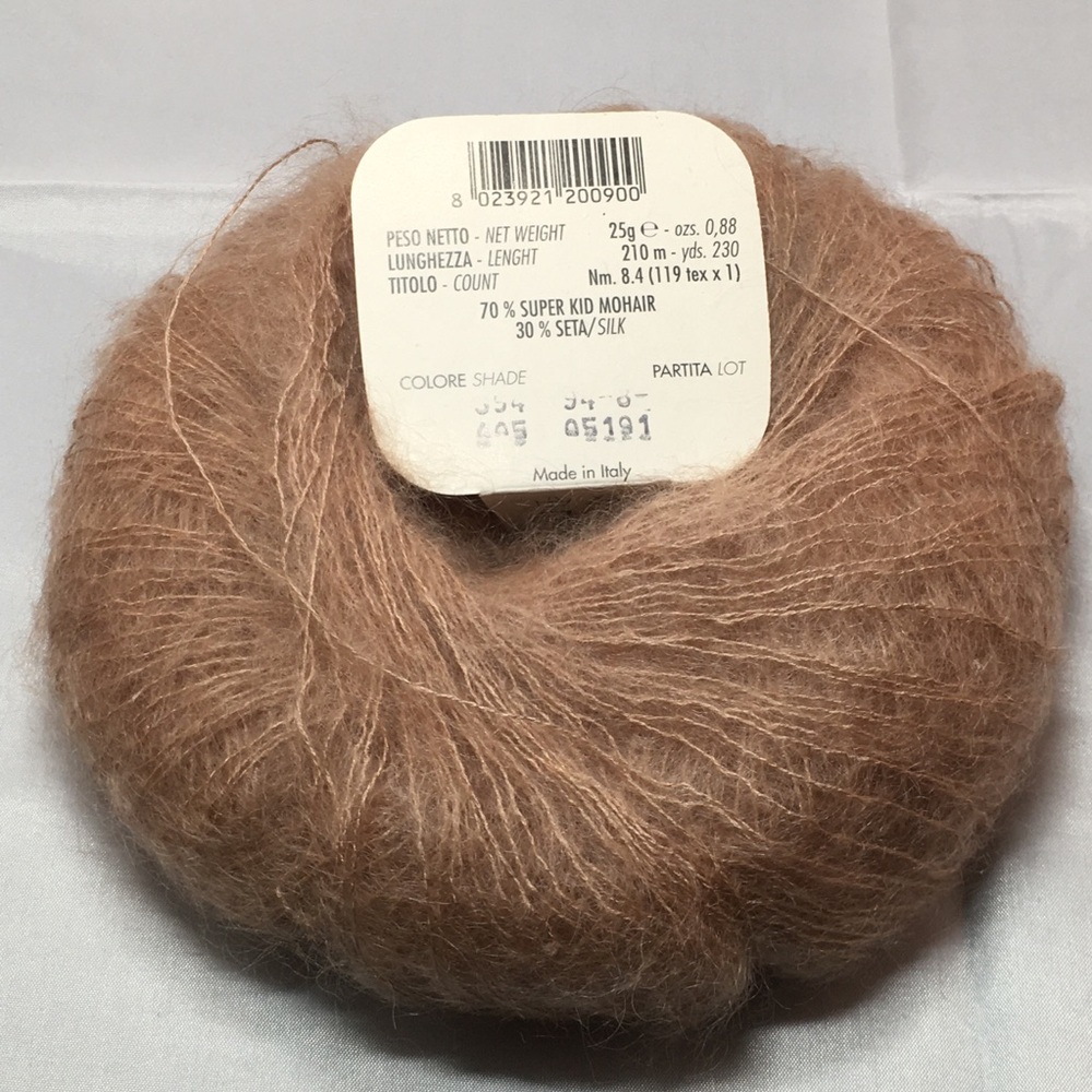 Italian Fine Mohair & Silk Yarn - Picture 2 of 3